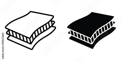 Layers icon set different style collection for web Ui. EPS10