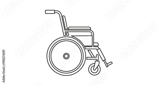 Wheelchair accessibility symbol icon design.