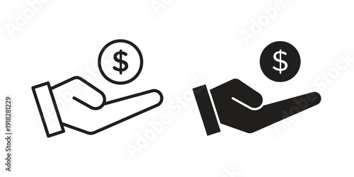 Profit icons symbol. vector illustration pack for apps and designs