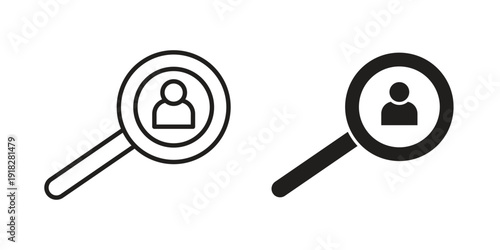 Recruitment icons symbol. vector illustration pack for apps and designs
