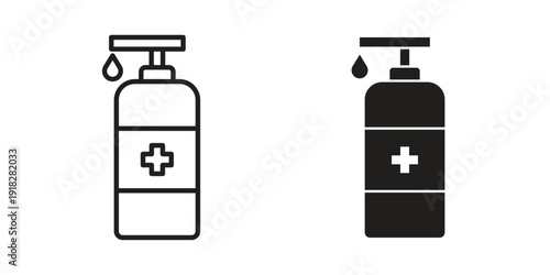 Sanitizer icons symbol. vector illustration pack for apps and designs