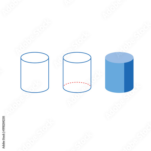 Cylinder figure set