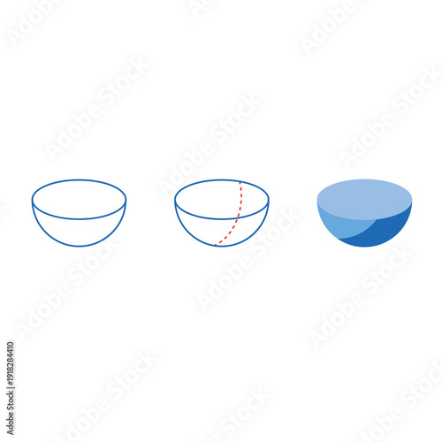 Hemisphere figure set