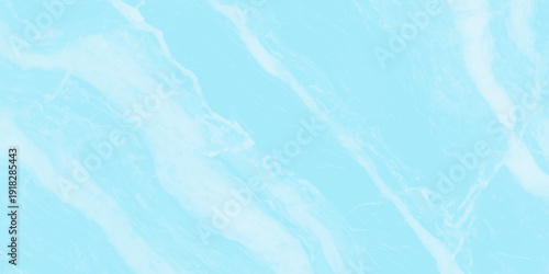 Abstract light blue marble texture background with soft white mineral veins for clean wellness and organic tech design