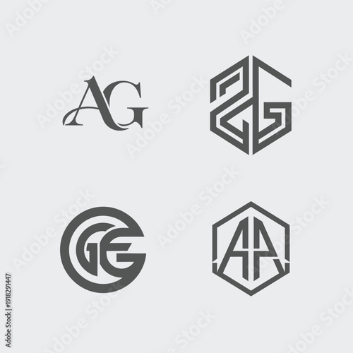 Logo design concepts for ag brand