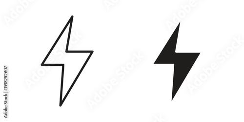 Energy Icon vector. EPS 10 editable vector bundle