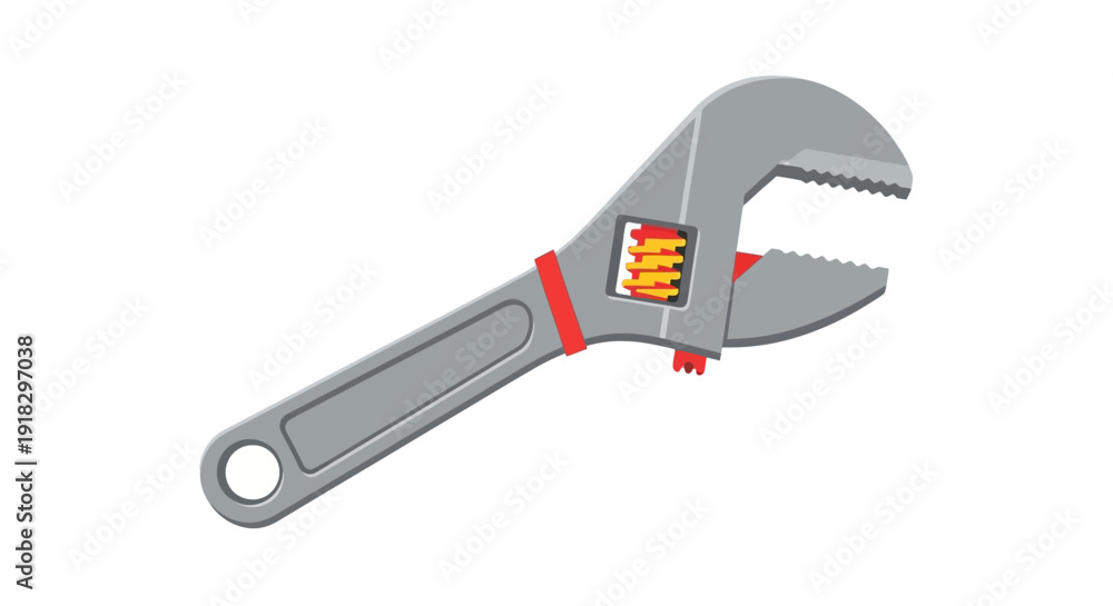Obraz premium Adjustable Wrench Tool.