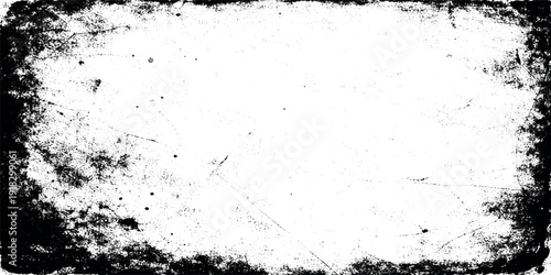 Vintage Distressed Paint Wall Vector Texture with Halftone Pattern, Dust Particles, Fine Scratches and Weathered Concrete Film Grain Background