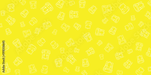 Pattern of small diamond shapes on bright yellow background viewed from directly above