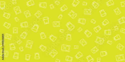 A vibrant yellow background featuring a repeating pattern of white diamond shapes from a direct viewpoint