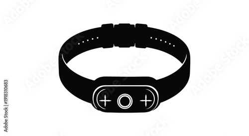 Modern smartwatch wearable device with touchscreen and fitness tracker on white background, technology and health monitoring concept