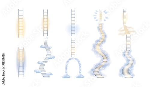 DNA Double Helix Molecular Structure Illustration.