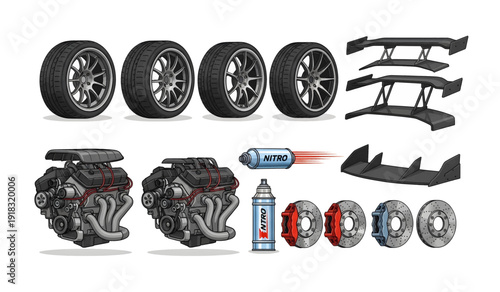 Car Parts and Accessories Collection.