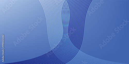 Abstract Blue Tech Lines Background Representing Fiber Optics, Data Transfer, and Digital Network Connectivity.