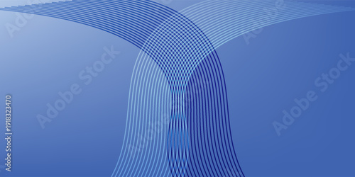 Abstract Blue Tech Lines Background Representing Fiber Optics, Data Transfer, and Digital Network Connectivity.