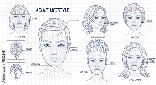 Collection of Diverse Human Faces Showing Different Features.