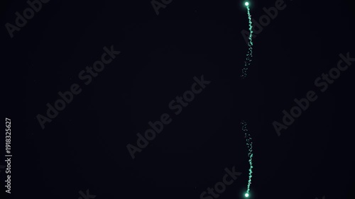 Abstract Light Trails on Dark Background Creating Dynamic Visual Effects.
