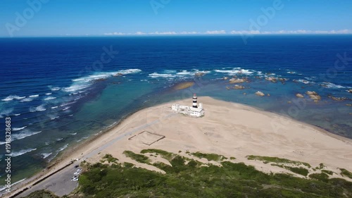 Aerial Drone View of Port Elizabeth South Africa – Scenic Coastline and Blue Ocean