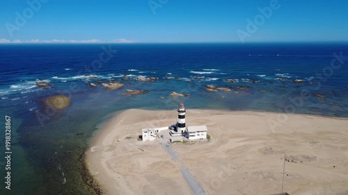 Aerial Drone View of Port Elizabeth South Africa – Scenic Coastline and Blue Ocean
