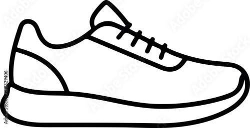 Sneaker Shoe Icon Physical Activity Symbol