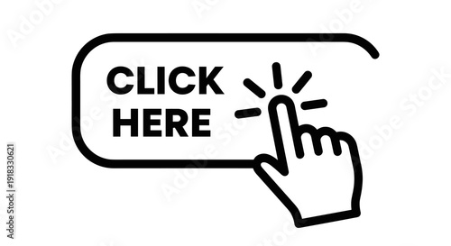 Click here cursor pointer
