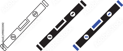 Precise Alignment: An illustration capturing the essence of construction, showcasing the importance of leveling tools.