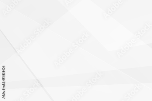Minimal white and grey geometric background with polygons and gradients, vector EPS 10.