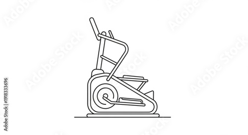 Stationary exercise bike with curved frame and adjustable handlebars for home gym workout routine