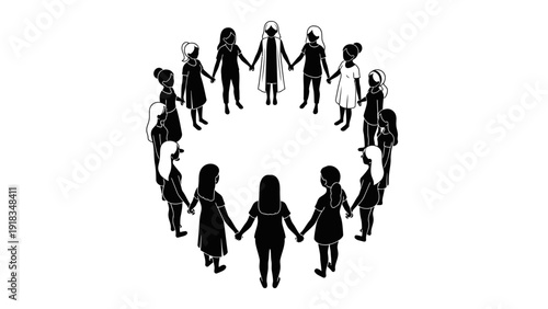 Group of People Holding Hands Together.