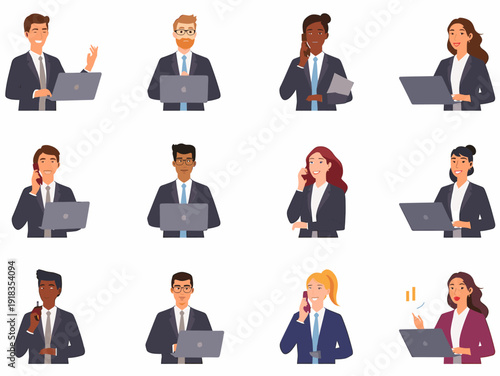 This illustration depicts a confident professional thoughtfully considering ideas while enjoying a warm beverage. Ideal for articles about leadership,