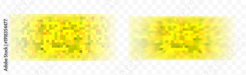 Censorship texture and pixel mosaic background – skin toned pixel pattern on transparent background with checkered censor blur for privacy protection.