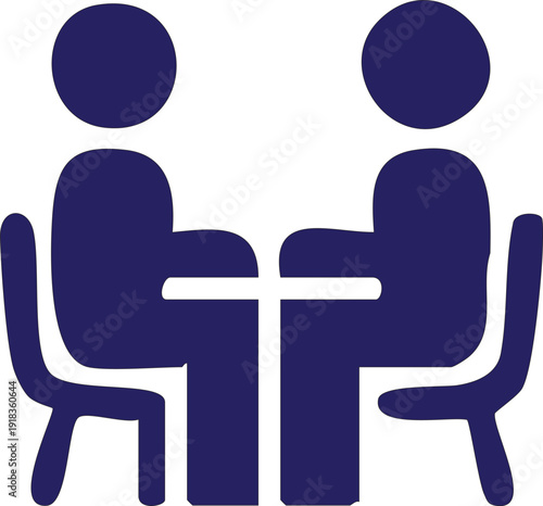 Blue silhouette of a man and woman pray before a gold holy cross symbol representing faith and spirituality in a religious church illustration