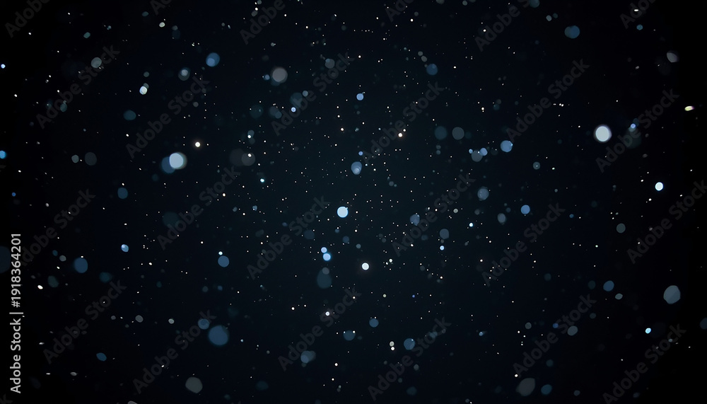 Obraz premium falling snowflakes on black