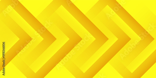 3D yellow geometric abstract background overlap layer on bright space with cutout effect decoration. Modern graphic design element.