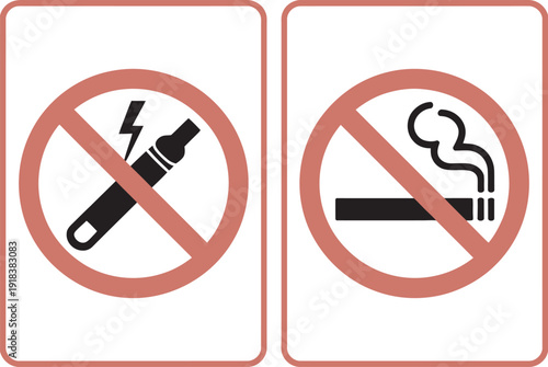 no smoking and vaping signs