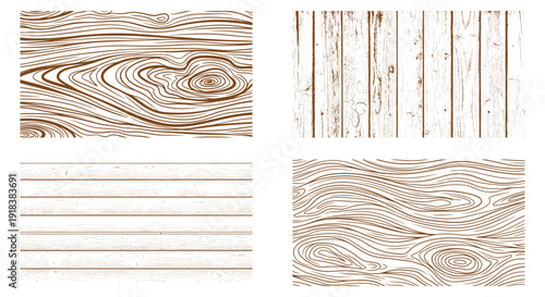 Rustic wood textures for design and decoration