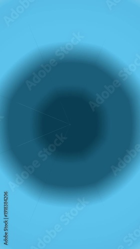 Abstract Gradient Blue Circle Shape Concentric Ring Background Illustration