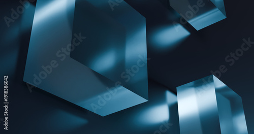 3d render three gold bar wallpaper