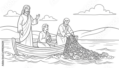 Faithful Disciples Fishing for Souls Inspiring Hope and Miracles for Christian Ministry and Outreach