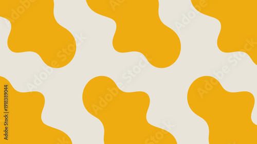 An abstract background features flowing organic shapes in a warm yellow hue against a clean off white backdrop creating a modern aesthetic high quality professional detailed