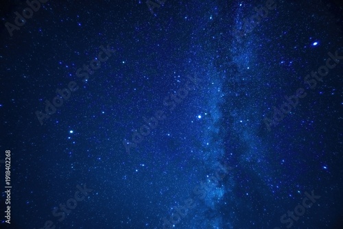 満天の星空と美しく輝く天の川の背景素材