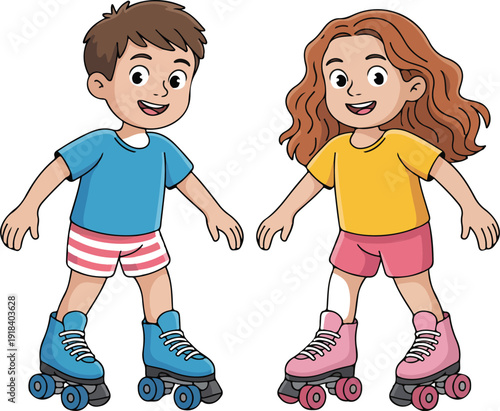 Papaya Fruit Tree Vector Illustration – Ripe Green Papayas and Tropical Leaves