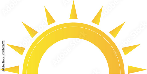 Photos Sun uv icon element