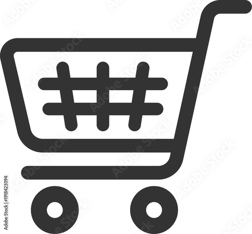 ショッピングカートのアイコン02のイラスト