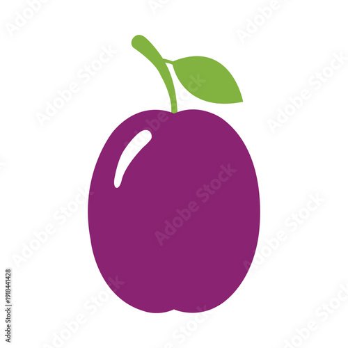 vector illustration of an apple isolated