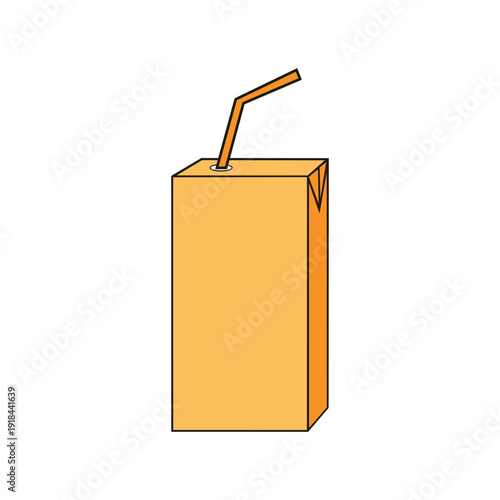 vector paper bag isolated on white background