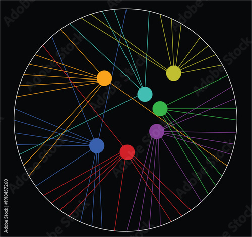 Abstract vector illustration of a vintage bicycle and round wheel with a retro spoke pattern and black tire design for an antique cycling sport transport icon