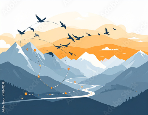 Migratory Bird Supply Chain Graph