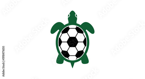 Turtle Soccer Icon A Unique Emblem for Sports Teams and Athletic Clubs