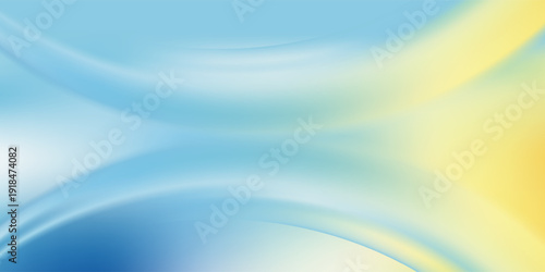 Abstract blurred gradient mesh background in blue and yellow colors of the Ukrainian national flag. eps 10